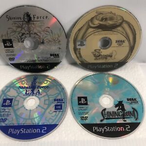 Shining Force Neo, Tears, EXA, Wind (PlayStation 2) Japan PS2 LOT OF 4 DISC ONLY