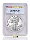 2021 W Proof Silver American Eagle Type 2 PCGS PR70 DCAM First Strike