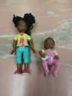 New ListingFisher Price Loving Family African American Sister & Baby Girl Lot Of 2 Toy