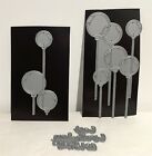 Papertrey Ink BALLOON BOUQUETS Birthday Party Wishes Dies Lot of 3 Rare
