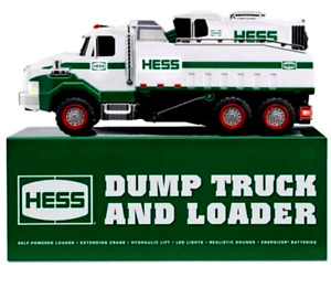 Hess 2017 Toy Dump Truck and Loader Complete Realistic Sounds & Lights NEW n BOX