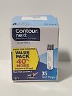 Contour 7277 Glucose Blood Test Strips - 35 Count Exp 07/31/2025 - Free Shipping