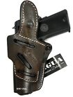 Right Hand Brown Leather 4 in 1 Thumb Break Holster for 3