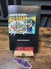 Super Mario All-Stars / World Super Nintendo SNES Instruction Manual Booklet⭐