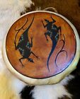 Taos rawhide drum Signed By Phillip C. Martinez