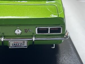 Maisto 1:18 Special Edition 1968 Chevrolet Camaro Z/28 Coupe Green Diecast Model
