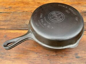 Griswold Cast Iron #80 Deep Double Skillet with Hinged Lid