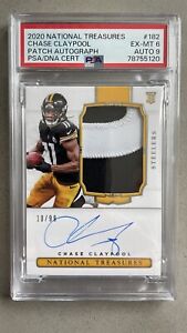 2020 Panini National Treasures Chase Claypool Rookie Patch Auto RPA PSA 10/99