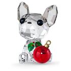 Swarovski Holiday Cheers French Bulldog Crystal Figurine Collectible 5625662
