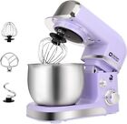 New ListingStand Mixer, 3.2Qt Small Electric Food Mixer,6 Speeds Portable (Purple)