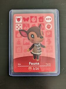 Animal Crossing amiibo card Fauna
