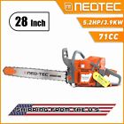 71cc Gas Chainsaw with 28'' Guide Bar Chain Compatible with Husqvarna 372XP G372