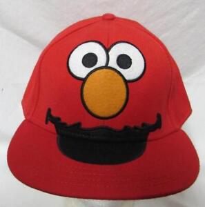 Sesame Street Big Face Elmo Men's Size 2XL or 3XL Baseball Cap/Hat E1 1452