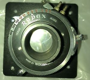 Dusty! Dirty! Vintage Rapax Synchromatic Wollensak Lens Body Only; No Glass