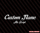 Custom Text Vinyl Lettering Sticker Decal Personalized Window Business Car