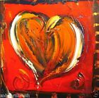 HEART  ART CREATED  BY MARK KAZAV  Modern Original Oil Abstract Painting R234rth