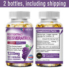 1200MG Resveratrol Maximum Strength Natural AntiAging Antioxidant 120 Capsules
