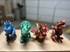 4 dinosaur toys