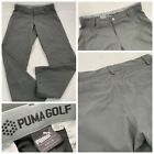 Puma Golf Pants 30x30 Gray Poly Spandex Flat Front Worn Once YGI F2-229