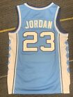 Michael Jordan UNC Tar Heels Basketball Stitched Kids Youth Med Stitched Jersey