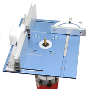 Electric Router Table Insert Milling Flip Plate Durable Wood Working Benche