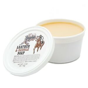 Angelus Saddle Soap Paste Leather Waterproof Conditioner Boots Shoes 3oz / 8oz