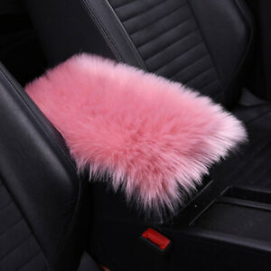 Car Armrest Box Cover Mat Soft Furry Pad Cushion Auto Interior Accessory 4 Color