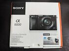 Sony Alpha A6000 24.3MP Digital Camera - Black with 16-50mm With EXTRAS
