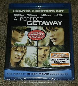 NEW Sealed A PERFECT GETAWAY Unrated Director's Cut BLU-RAY Milla Jovovich