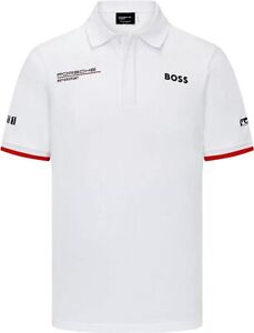 Porsche Motorsport Official Replica Team Poloshirt White Free UK Shipping