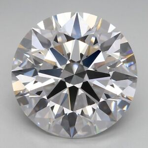 Lab-Created Diamond 11.46 Ct Round F VS1 Quality Ideal Cut IGI Certified Loose