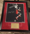 Michael Jordan Signed Framed 16x20 Craddle Dunk Autographed UDA/COA #/123 MINT!!