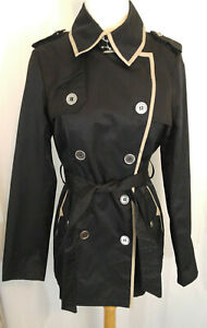 Sam Edelman Womens Trench Coatl Lined 3/4 Length Jacket  #7831 Size Small