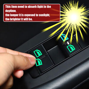 Colorful Luminous Button Stickers Window Switch Decal Stickers Car Accessories (For: 2021 BMW X5)