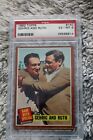 (9) 1962 Topps #140 Babe Ruth and Lou Gehrig PSA 6 EX-MT great card!