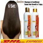 6Set 12Pcs GENIVE Shampoo & Conditioner Long Hair Fast Growth 3X Faster Lengthen