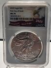 2020 FIRST DAY OF ISSUE AMERICAN SILVER EAGLE COIN ASE NGC MS70 US MINT