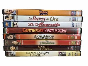Lot of 8 DVDs Cine de oro Mexicano Pedro Infante Cantinflas
