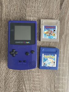 Game Boy Color Lot - Purple - Pokémon blue - Super Mario Land