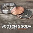 Scotch & Soda (US Half Dollar) Magic Tricks Coin Appear Vanish Close Up Illusion