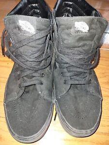 Vans Off The Wall High Mens Size 11 Black Shoes Sneakers Skate Old Skool 721494