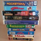 Vintage Kids and Family VHS Lot of 10 Favorites Robin Williams