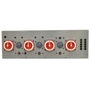 Hydra-Sport Boat Battery Switch Panel 7KE234 |  29 x 9 1/2 Inch Gray