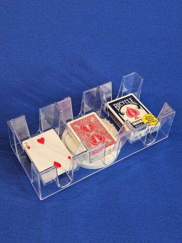 New ListingElite Rotating Card Deck Tray | Standard Sized Playing Cards | Rotates