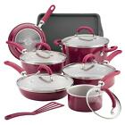 Rachael Ray Create Delicious Nonstick Cookware Pots and Pans Set, 13 Piece,