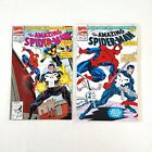 Amazing Spider-Man #357 #358 Punisher Cover Lot (1992 Marvel Comics)