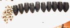 Lot of 10x Black Tom LUGS w/mount screws, Gammon, used, good minor paint chips