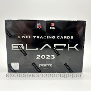 NFL 2023 Panini Black Football Hobby Box Factory Sealed Trading 5 Cards Rookies
