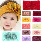 Kids Girls Baby Nylon Headband Toddler Flower Hair Band Headwraps Accessories✔
