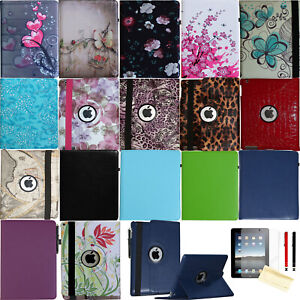 For iPad 10th 9th 8th 7th Pro 6th 5th Generation Rotating Smart Case Cover Stand